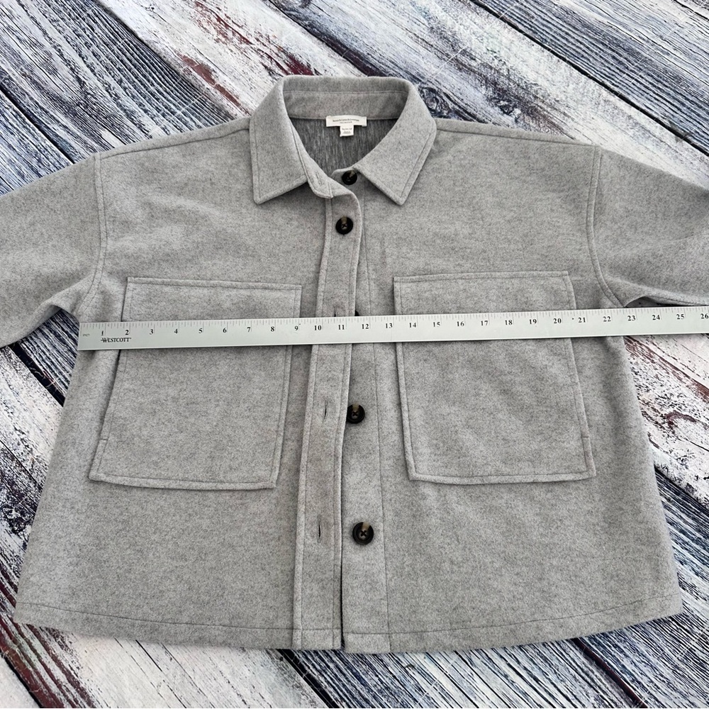 beachlunchlounge Light Gray Utility Jacket - Picture 7 of 8
